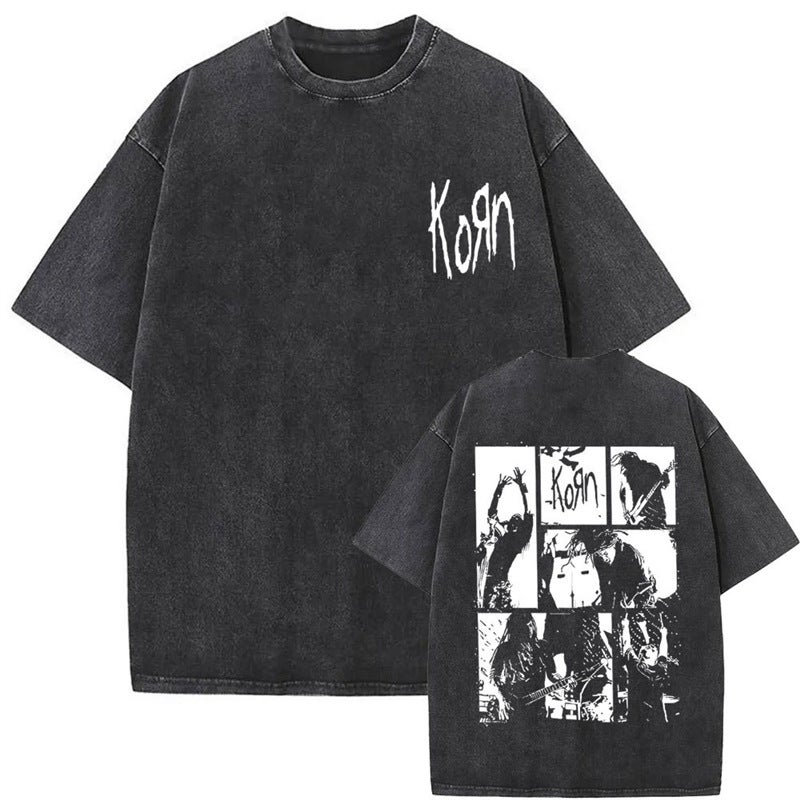 Metalvintagewashedkornrockprintalternativebandnunew - Image 2